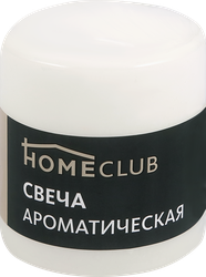 Свеча ароматическая HOMECLUB Ваниль, столбик 7х9см, картинка