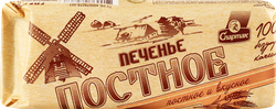 Печенье СПАРТАК Постное, 220г, вид
