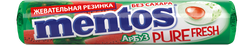 Жевательная резинка MENTOS Pure fresh со вкусом арбуза, 15,5г, вид