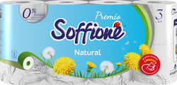 Бумага туалетная SOFFIONE Premio 3-слоя, 8шт, детальное фото