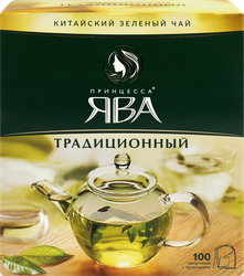 Чай зеленый ПРИНЦЕССА ЯВА Традиционный, 100пак, изображение