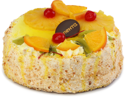 Торт бисквитно‑фруктовый Солнечная долина ЛЕНТА FRESH, 850г, картинка