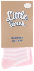 Колготки детские LITTLE TIMES р. 68–74 молочные, Арт. КН8004Л