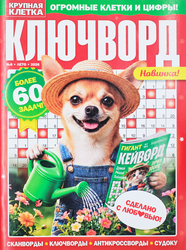 Журнал Большие буквы. Ключворды, вид
