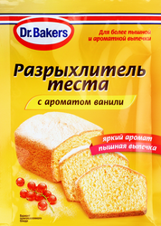Разрыхлитель теста DR.BAKERS с ароматом ванили, 16г, картинка