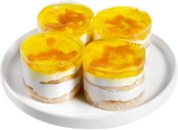 Пирожное ЛЕНТА FRESH Йогурт с персиком, 85г