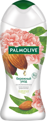 Гель-крем для душа PALMOLIVE Бережный уход с миндальным маслом и пионом, для чувствительной кожи, 250мл, картинка