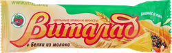 Батончик-мюсли ВИТАЛАД Тропический, 40г, крупный план