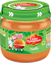 Пюре овощное САДЫ ПРИДОНЬЯ Тыква, с 5 месяцев, 80г, детальное фото