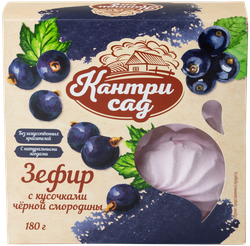 Зефир КАНТРИ САД с кусочками черной смородины, 180г, изображение