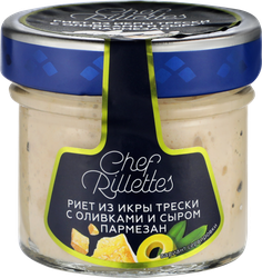Риет ПУТИНА Chef Rillettes с оливками и сыром пармезан, 100г, вид