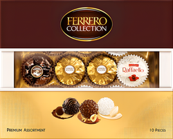 Конфеты FERRERO ROCHER Collection T10, 109,3г, изображение