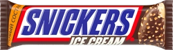 Мороженое SNICKERS Ice Cream, молочное с карамелью и арахисом в глазури 5%, без змж, эскимо, 65г