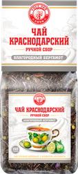 Чай черный КРАСНОДАРСКИЙ ГОСТ ЧАЙ РУЧНОЙ СБОР с бергамотом байховый, листовой, 100г, изображение