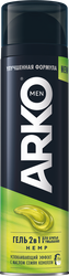 Гель для бритья ARKO Men Soothing hemp, 200мл, крупный план