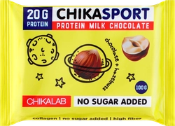 Шоколад молочный CHIKALAB с фундуком, 100г