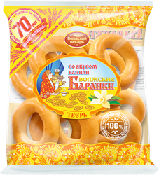 Баранки ВОЛЖСКИЙ ПЕКАРЬ со вкусом ванили, 350г, фото
