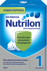 Смесь кисломолочная NUTRILON 1, с 0 месяцев, 350г, вид