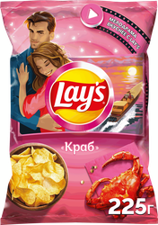 Чипсы картофельные LAY'S Краб, 225г, фотография
