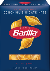 Макароны BARILLA Conchiglie rigate №93 группа А, высший сорт, 450г, вид