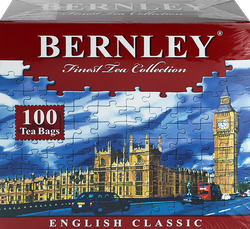 Чай черный BERNLEY English Classic, 100пак, картинка