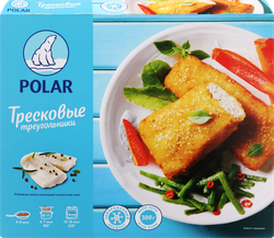 Треугольники рыбные замороженные POLAR в панировке, 300г, фото