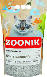 Наполнитель для кошек ЗООНИК впитывающий, 5л, изображение