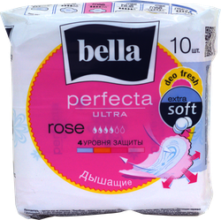 Прокладки BELLA Perfecta Ultra Rose Deo fresh ультратонкие, 10шт, вид