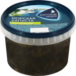 Морская капуста маринованная РУССКОЕ МОРЕ Классическая, 450г, детальное фото