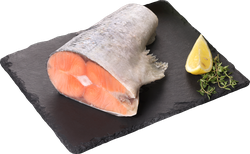 Лосось Атлантический замороженный кусок ЛЕНТА FRESH, весовой, детальное фото