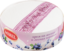 Торт MIREL Черничное молоко, 750г, крупный план