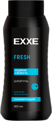 Шампунь для волос мужской EXXE MEN Fresh Тонизирующий, 400мл, крупный план