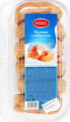Пирожные MIREL Колечки с творогом, 6х50г, детальное фото