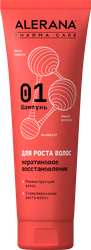 Шампунь для волос АЛЕРАНА Pharma Care Кератиновое восстановление, 260мл, детальное фото