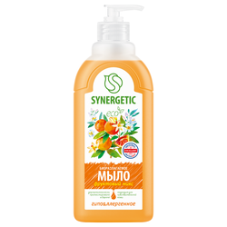 Жидкое мыло для рук и тела SYNERGETIC Фруктовый микс, 500мл, фотография