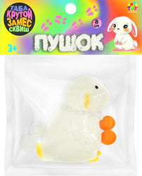 Игрушка 1TOY Крутой замес Пушок таба сквиш кролик, 8x6x4см, в ассортименте, вид
