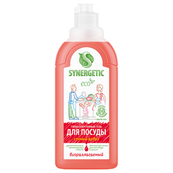 Гель для мытья посуд SYNERGETIC Арбуз, 500мл, детальное фото
