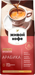 Кофе молотый ЖИВОЙ КОФЕ Арабика, 200г, изображение