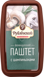 Паштет РУБЛЁВСКИЙ Французский с шампиньонами, 175г, фотография