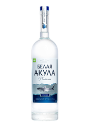 Водка БЕЛАЯ АКУЛА Platinum 40%, 1л, фото