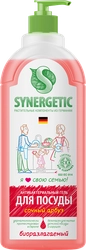 Средство для мытья посуды и детских игрушек SYNERGETIC биоразлагаемое с ароматом арбуза, 1л