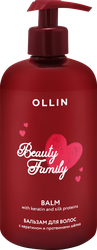 Бальзам для волос OLLIN Beauty family с кератином и протеинами шелка, 500мл, изображение