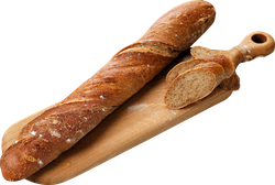 Багет ржано‑пшеничный Деревенский на закваске ЛЕНТА FRESH, 300г, картинка