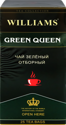 Чай зеленый WILLIAMS Green queen, 25пак, вид