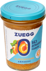 Конфитюр с пониженной калорийностью ZUEGG Абрикос, без сахара, 220г, крупный план