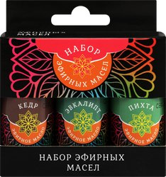 Набор эфирных масел Кедр, Эвкалипт и Пихта, Арт. Б70401, 3х17мл, картинка