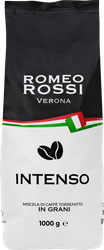 Кофе зерновой ROMEO ROSSI Intenso натуральный жареный, 1кг, крупный план