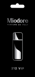 Ароматизатор воздуха MIODORE 212 Vip №2 мотив Carolina Herrera, подвесной сухой, изображение