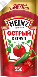 Кетчуп HEINZ Острый, 550г, вид