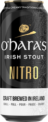 Пиво темное O'HARA'S Irish Stout Nitro фильтрованное пастеризованное 4,3%, 0.44л, картинка